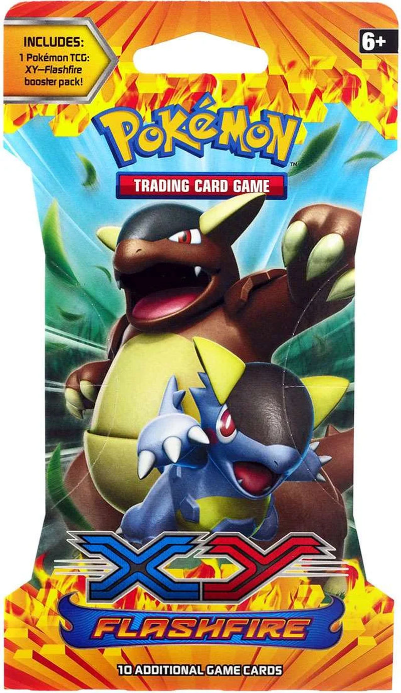 Pokemon Center Pokã©Mon TCG: XyâFlashfire Sleeved Booster Pack (10 Cards)