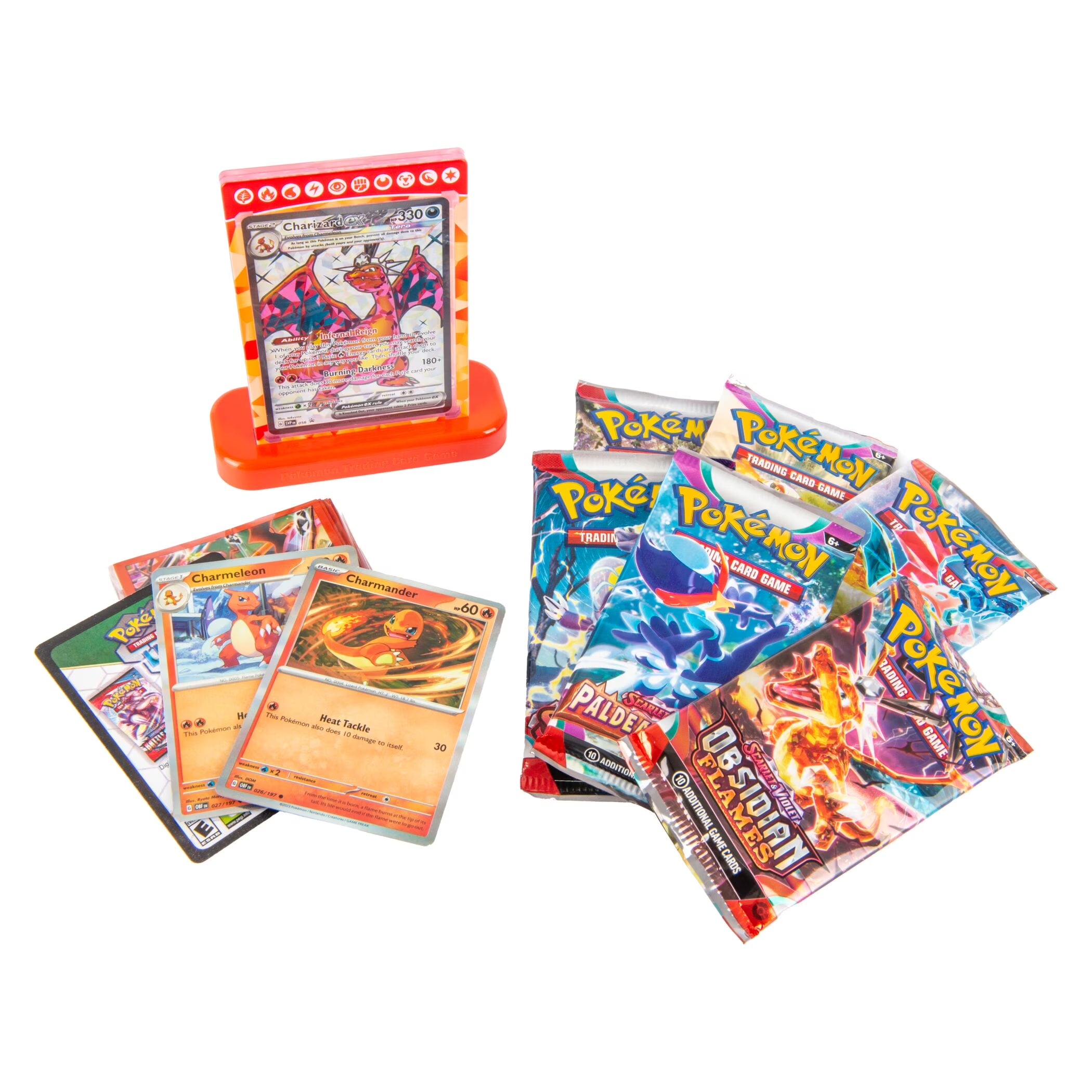 Pokemon Trading Card Games Charizard Ex Premium Box 6 Tcg Booster Packs