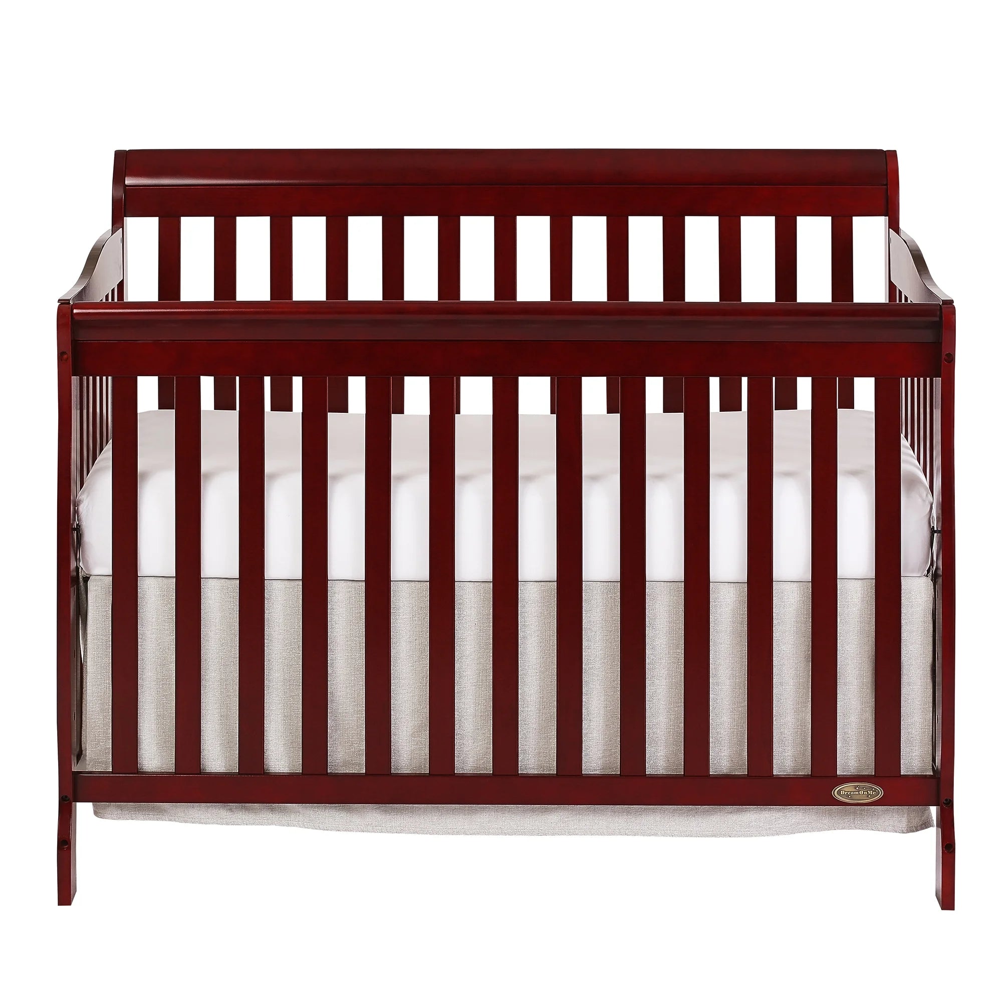Ashton 5-In-1 Convertible Crib, Cherry, Greenguard Gold and JPMA Certified