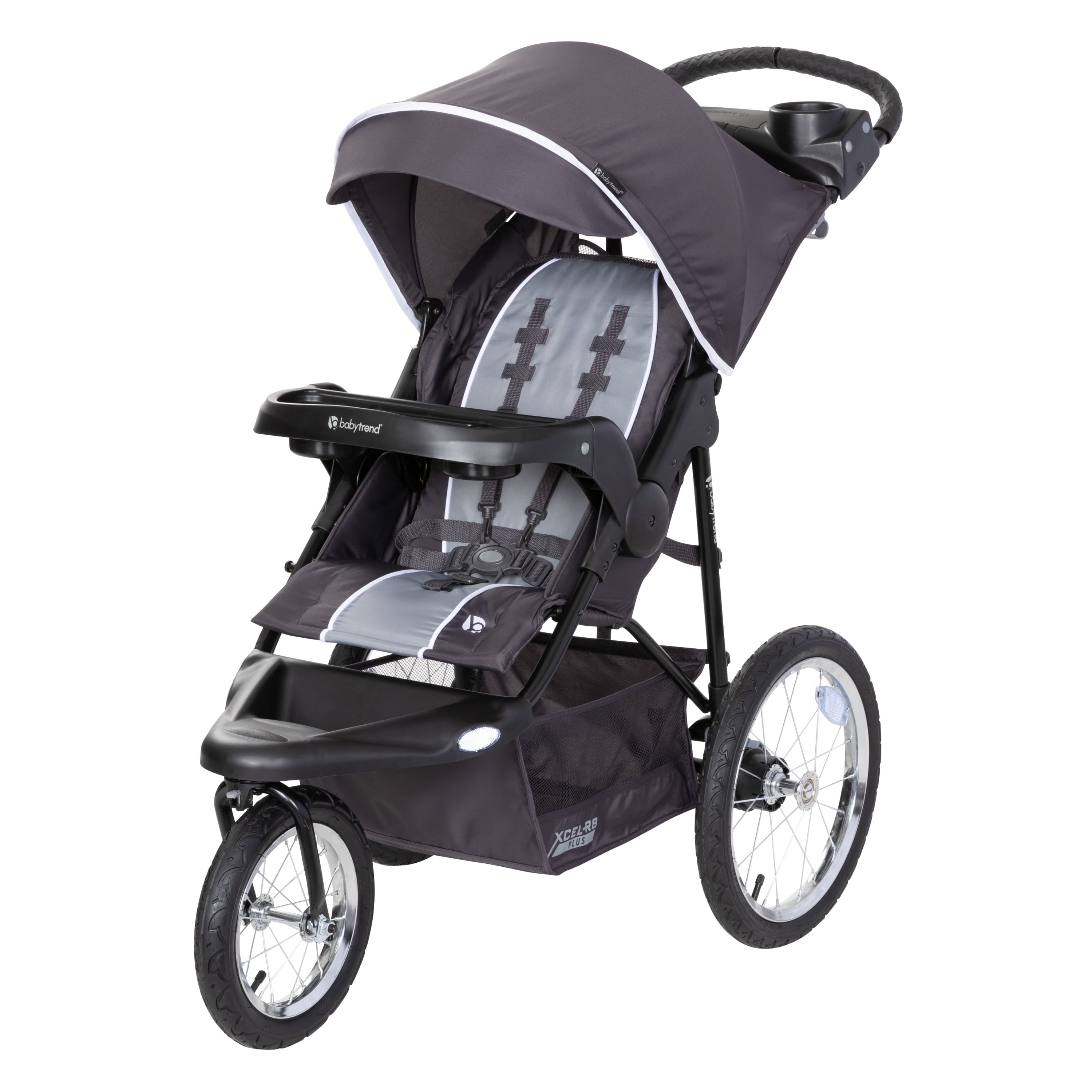 Xcel-R8 plus Jogging Stroller with LED Lights, Liberty Grey