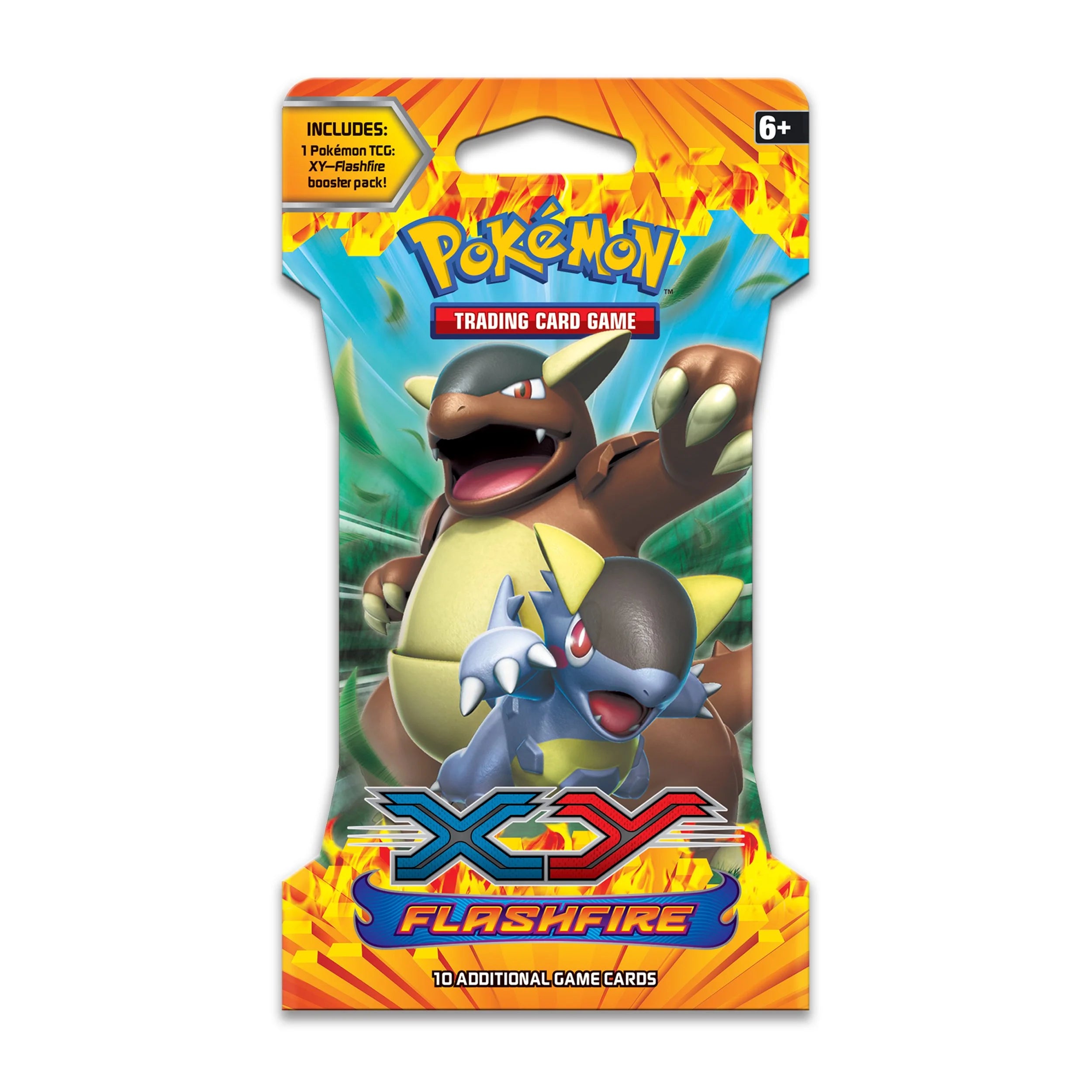 Pokemon Center Pokã©Mon TCG: XyâFlashfire Sleeved Booster Pack (10 Cards)