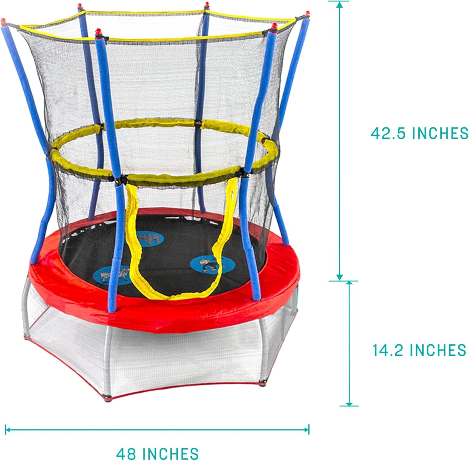 Mini Trampoline with Enclosure Net