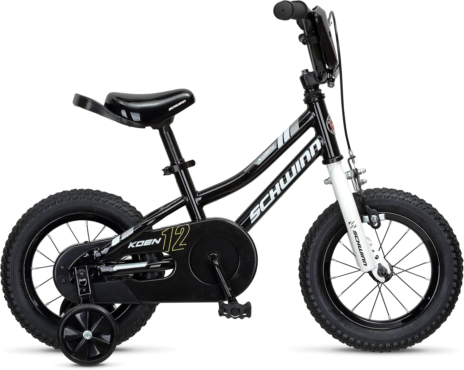 Koen Bike, 12 Inch Bike for Kids Ages 2-4, Smartstart Ergonomic Design for Kids, Adjustable Seat Grows with Your Child, Rear Coaster Brake and Front Caliper Brake, Training Bicycle