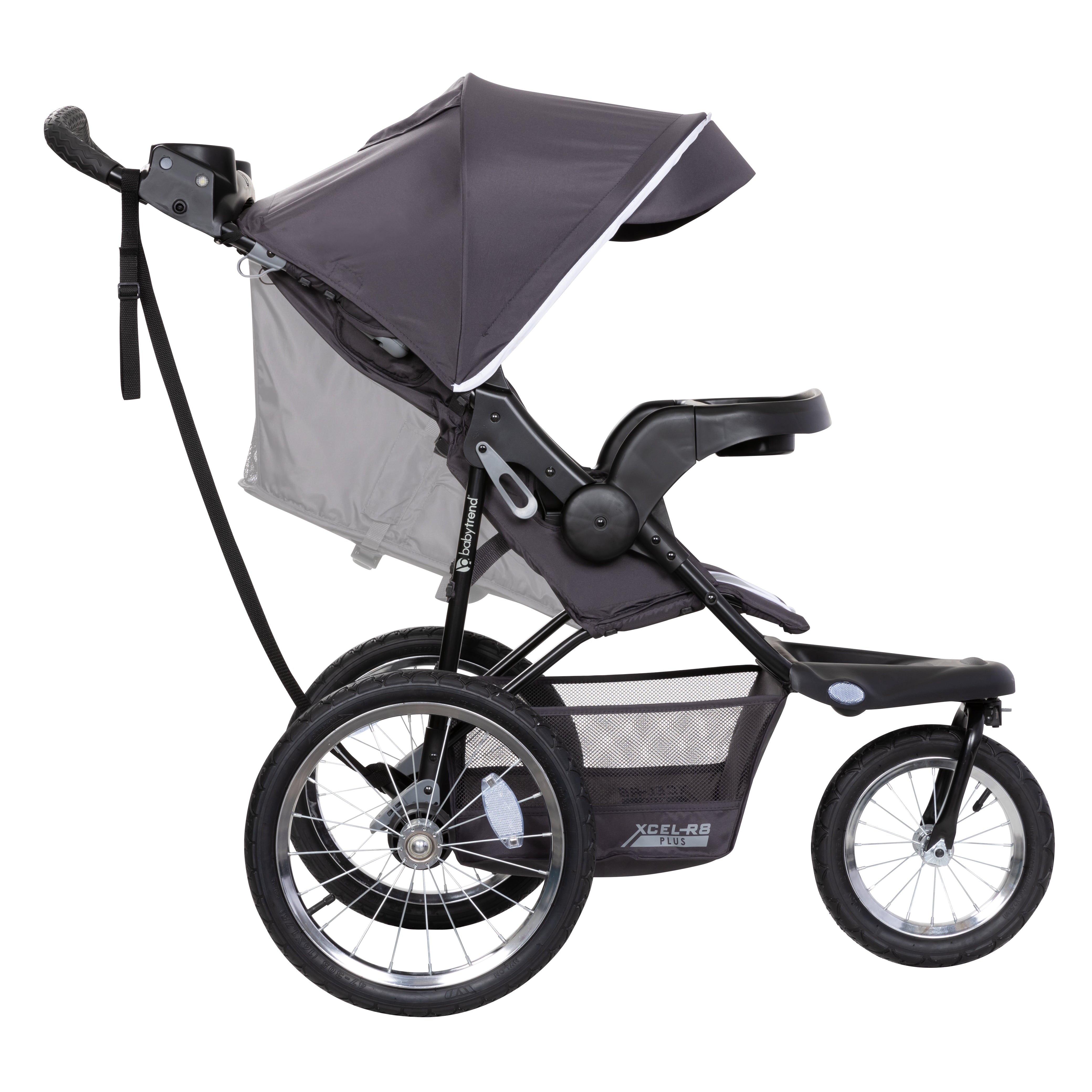 Xcel-R8 plus Jogging Stroller with LED Lights, Liberty Grey