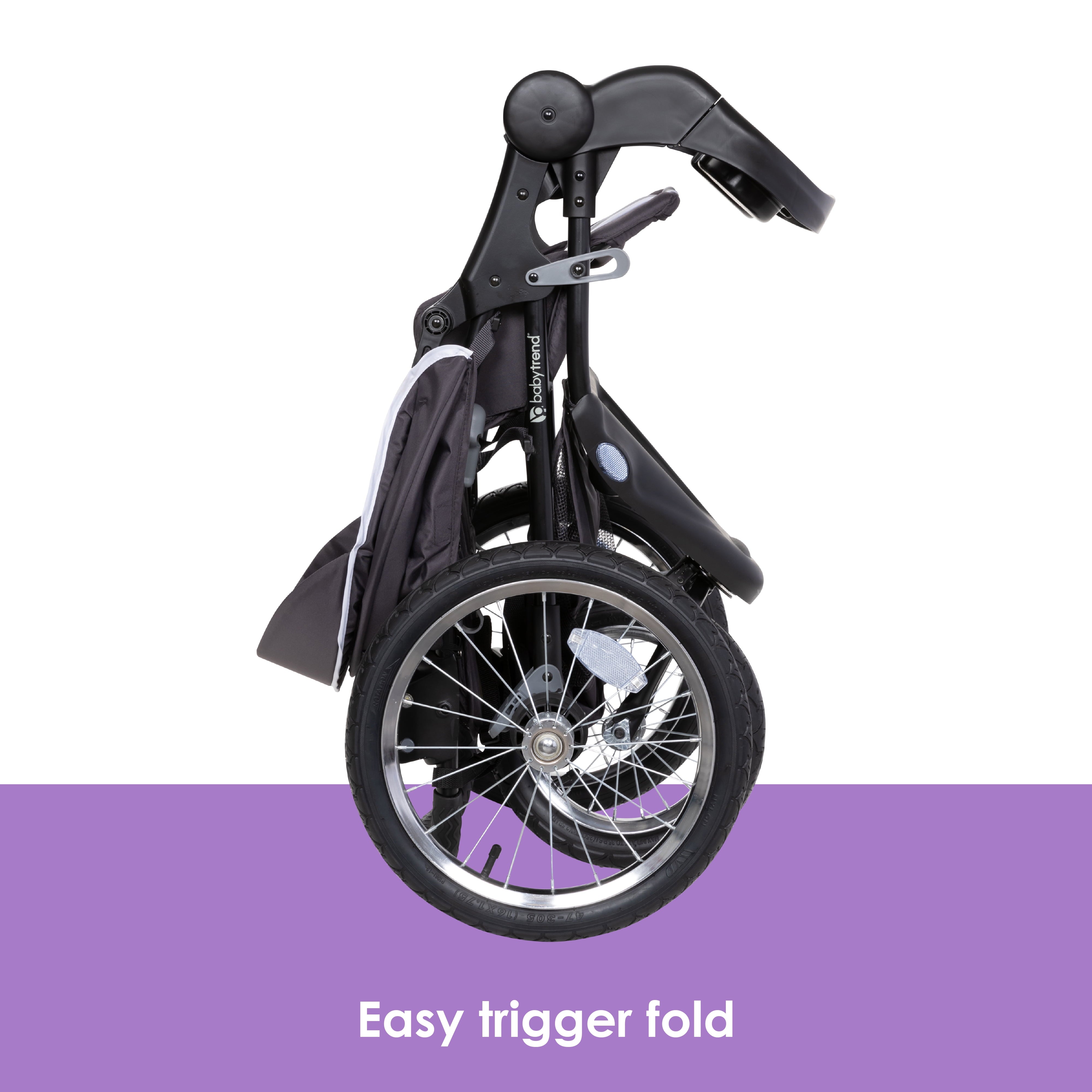 Xcel-R8 plus Jogging Stroller with LED Lights, Liberty Grey