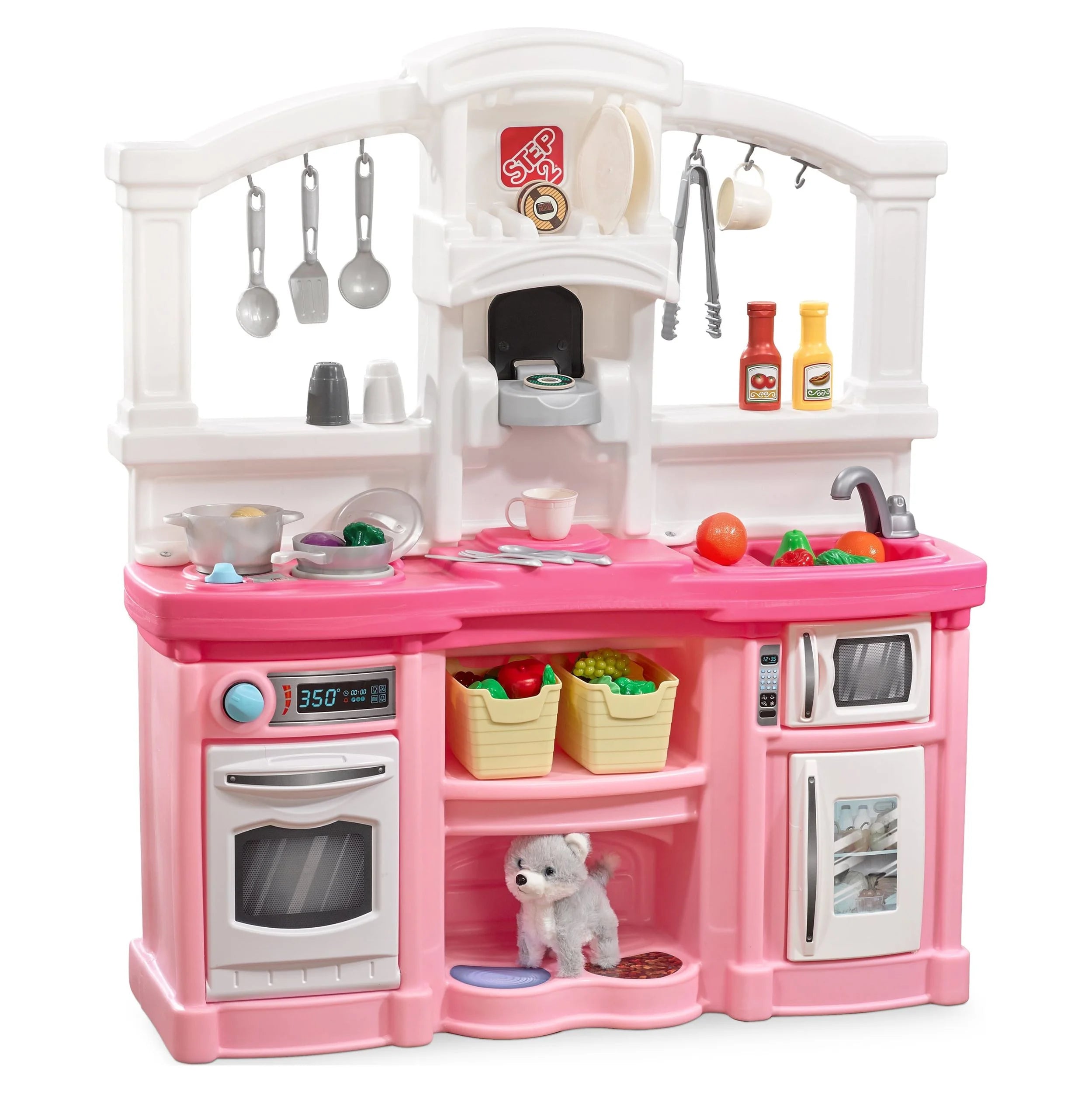 Fun with Friends Pink Kids Kitchen Pretend Play Set