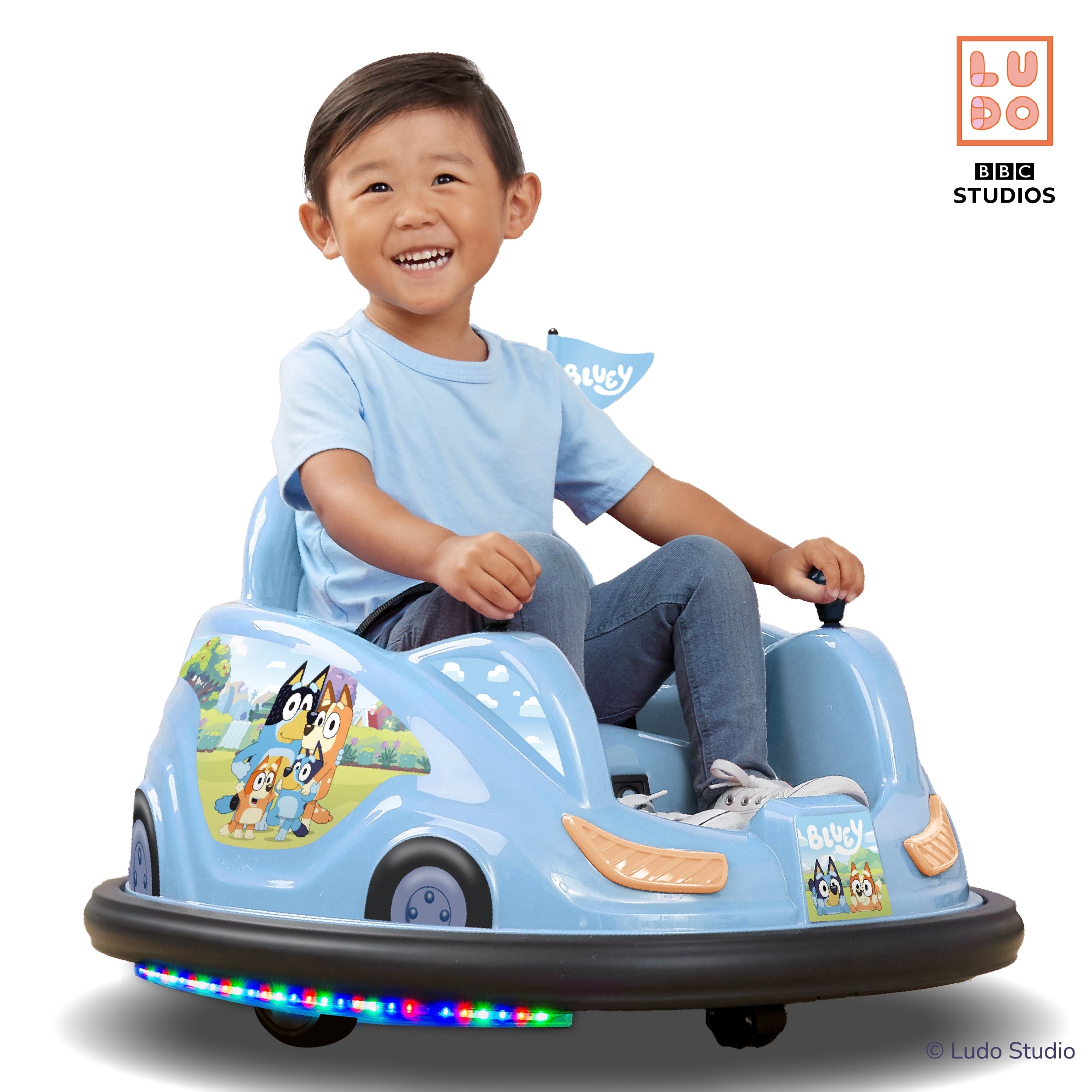 6V  Bumper Car Ride on Toy for Children, by Flybar, 1 Count