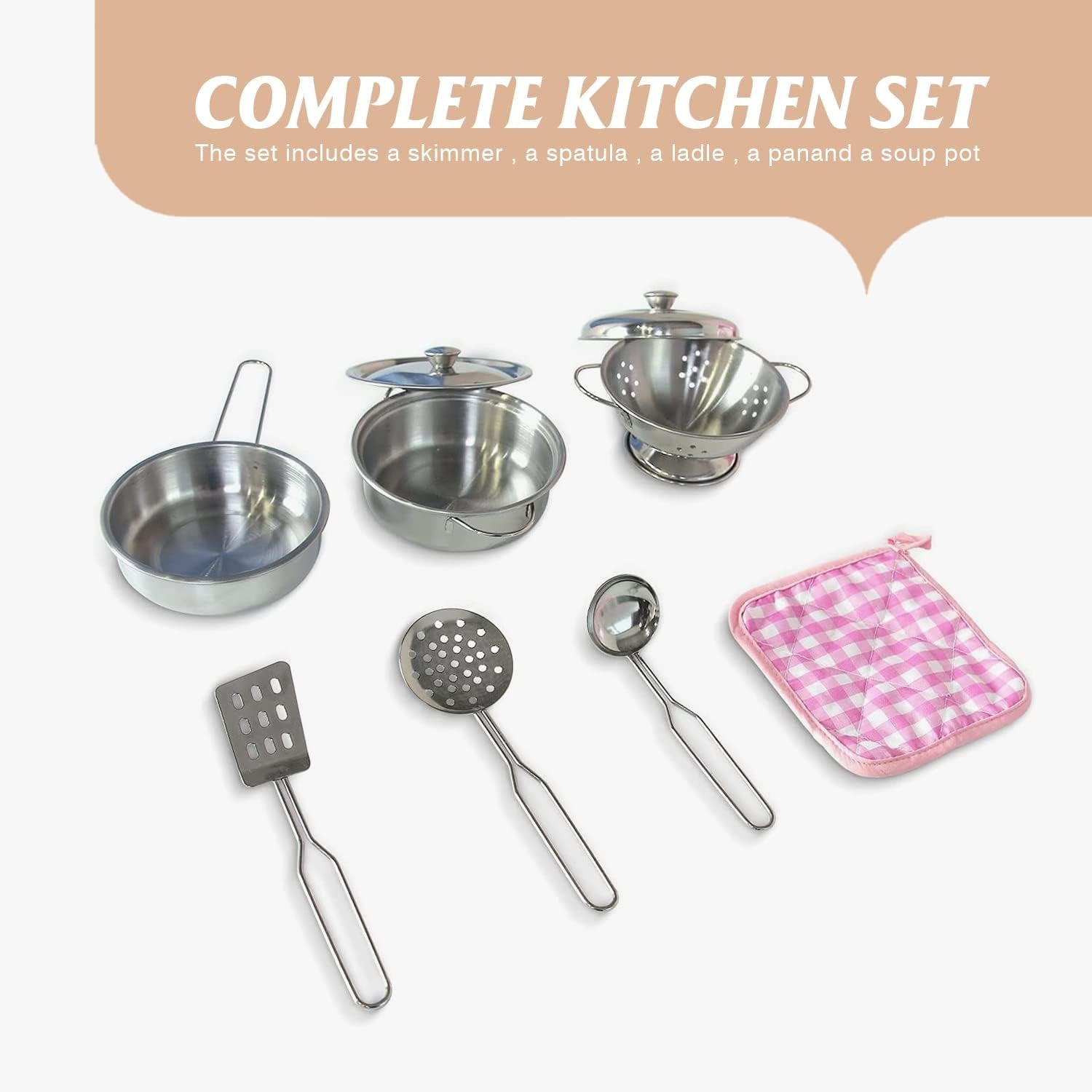 Play Kitchen, Pink Kids Kitchen Set for Girls Kitchen Set for Kids Ages 6-8 Gift Toddler Kitchen Set for Kid Age 3+ Kitchen Playset with Lights & Sounds Wooden Toy Kitchen Playset Gift