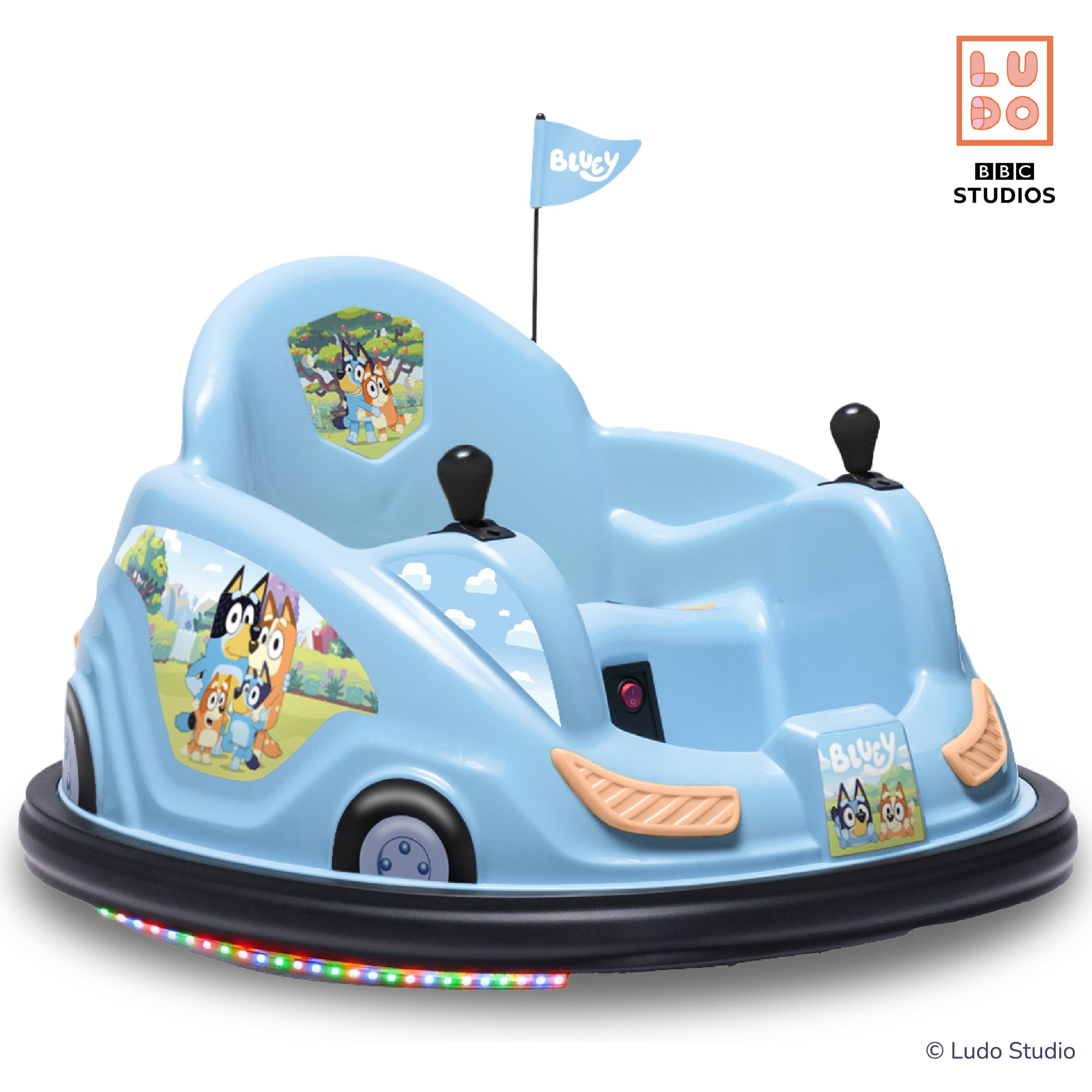 6V  Bumper Car Ride on Toy for Children, by Flybar, 1 Count